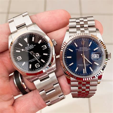 rolex datejust or explorer